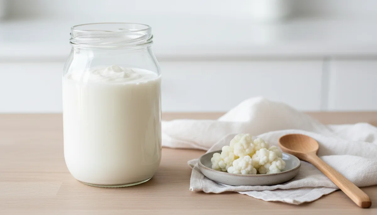 Kéfir de lait fermenté : recette, bienfaits et guide complet