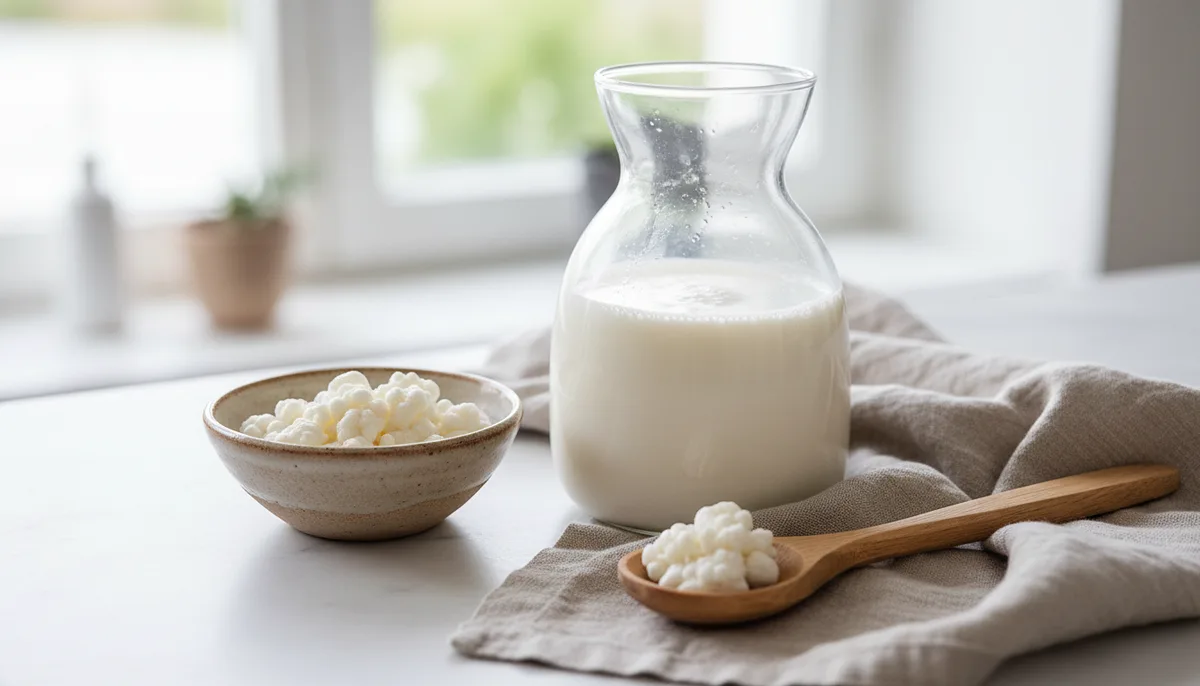 Lait fermenté kéfir : différences, bienfaits et recette maison