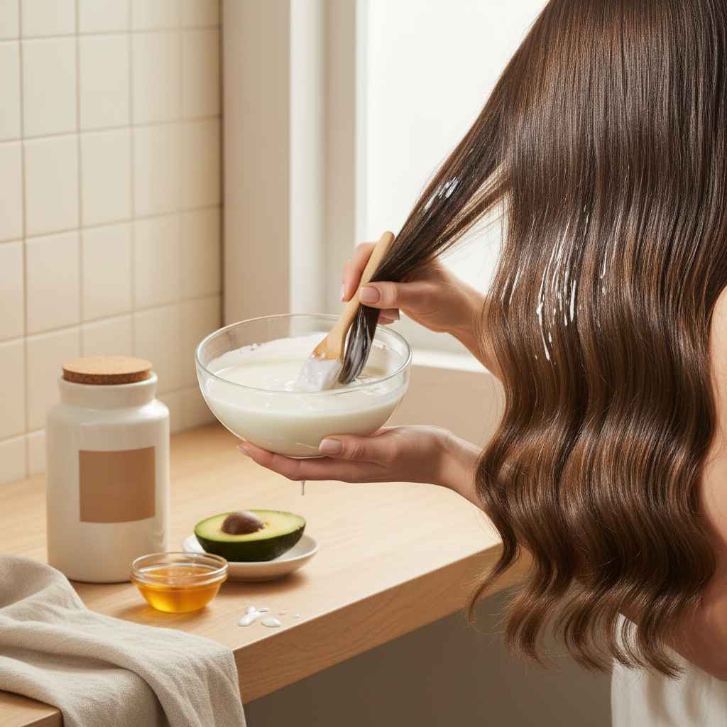 Masque capillaire au kéfir de lait : recette et bienfaits pour vos cheveux